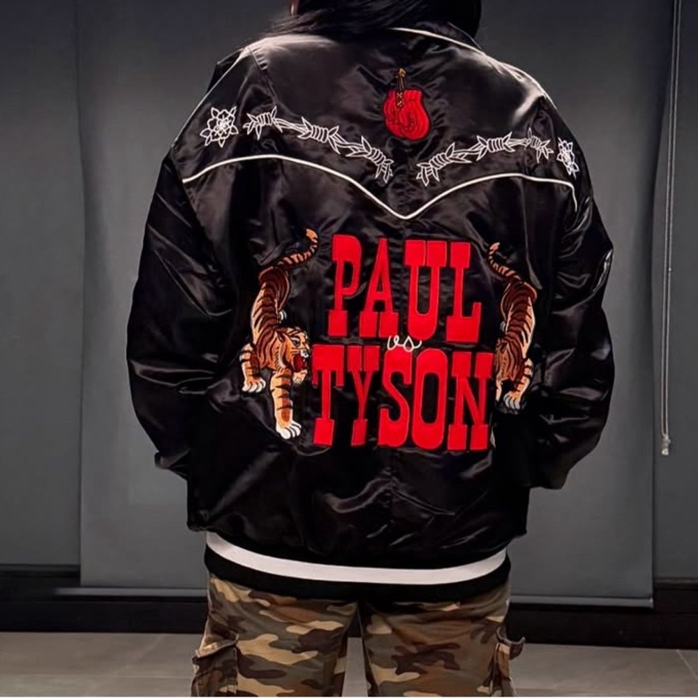 NWT Casey Bannerman/Netflix Jake Paul & Mike Tyson Boxing Fight Jacket